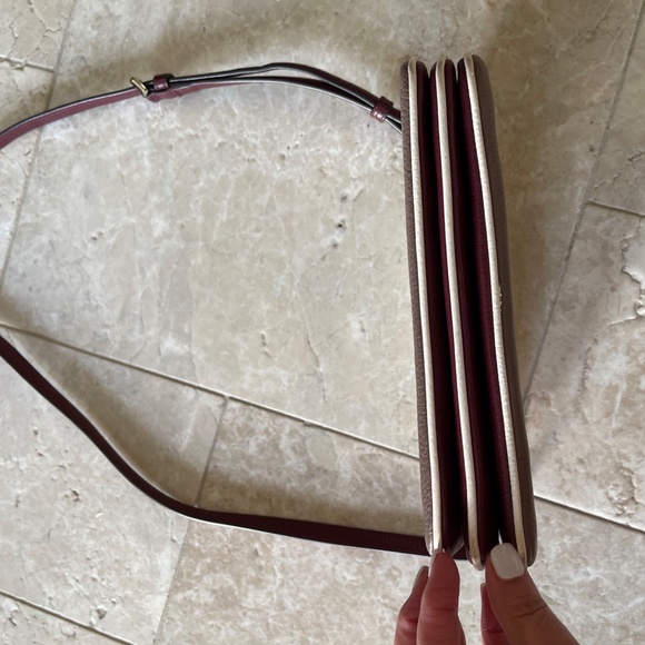 Kate Spade Colorblock Leather Triple Gusset Crossbody - Picture 5 of 7